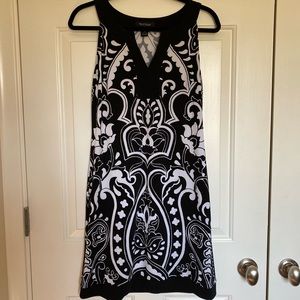 White House Black Market Black & White Dress